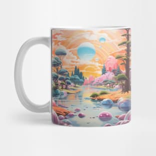 Colorful Psychedelic Landscape Mug